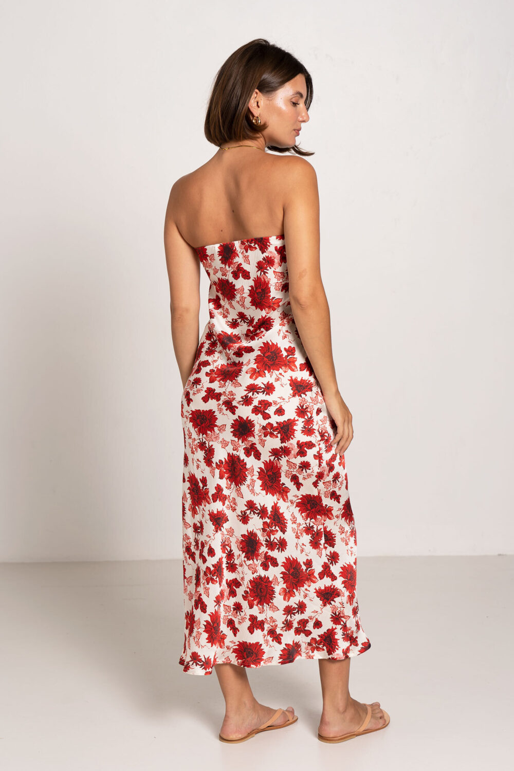 Oasis Tube Dress Ruby Floral - Sentiment Brand