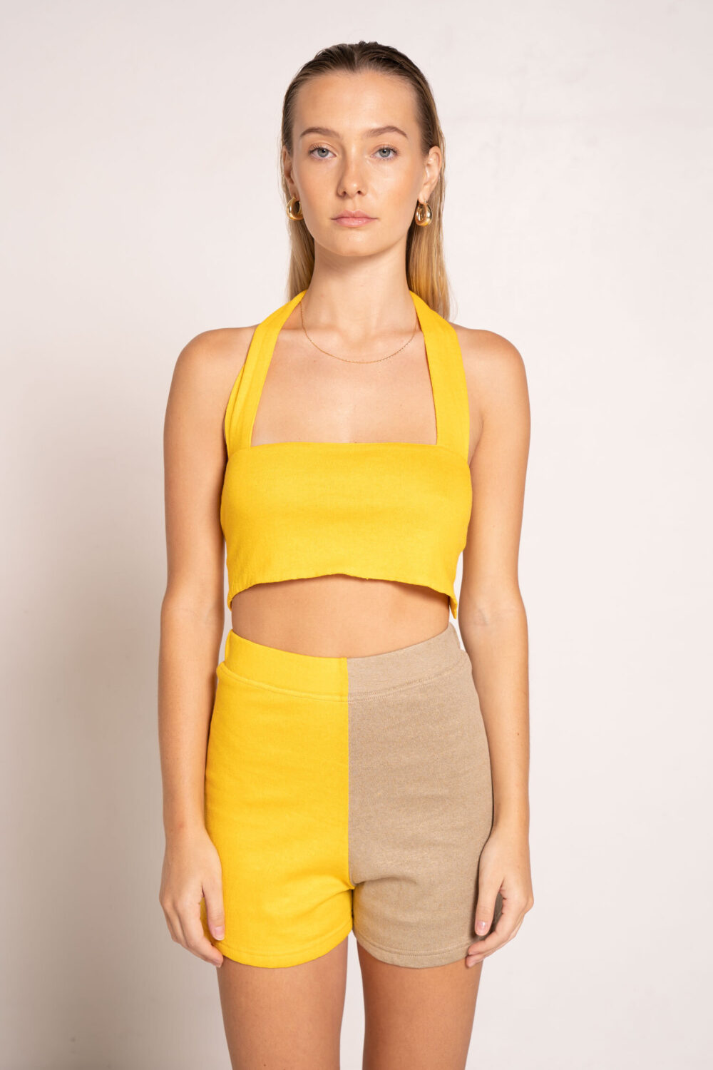 Justice Knit Halter Top Warm Yellow - Sentiment Brand